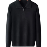 Gstaad Cashmere Sweater with Quarter Zip