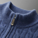Deneb Cashmere Velvet Half-Zip
