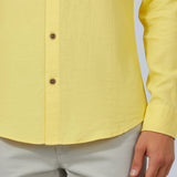 Linen Shirt Monaco – Light Yellow