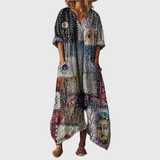 Janina - Maxi Dress with Colorful Pattern