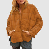 Gabriela - Lightweight, compact quilted jacket with a zipper