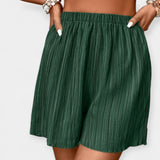 Nina - Stylish Shorts with Front Pleats