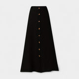 Klára - Semi-transparent midi skirt with a slit