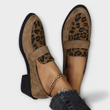 Natalie - Stylish Women's Shoes with Leopard Print
