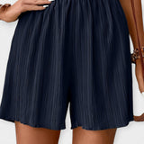 Nina - Stylish Shorts with Front Pleats