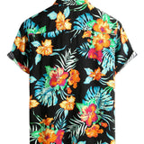 Short Sleeve Floral Shirt for Men