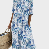 Emma - Loose and Light Floral Midi Dress