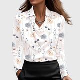 Dana - Elegant blouse made of shiny satin