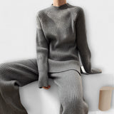 Albertina – 2-piece Cosy set in ribbed knit