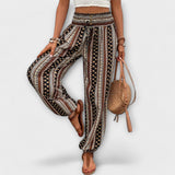 Scarlett - Pants with Ethnic Pattern