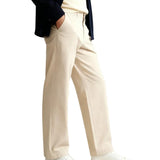 Men's Chinos in Sandy Beige – Loose Fit
