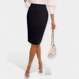 Meda - Midi Skirt with High Waist