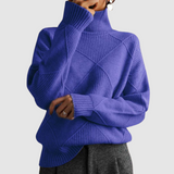 Ester - Textured Sweater with Turtleneck