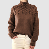Štěpánka – Warm Sweater with Turtleneck