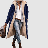 Laura - Winter coat with a reversible cut