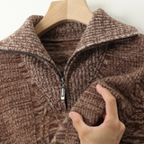 Taranto Merino Wool Zipper Sweater