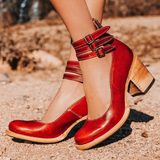 Ginevra™ - Heels with Multiple Straps and a Sturdy Sole