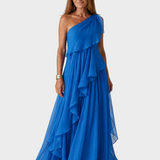 Talia - Maxi Dress with Cascading Ruffles