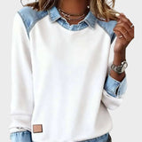 Ravit - Denim Woven Long Sleeve Blouse