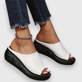 Amelie - Soft Faux Leather Sandals