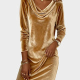 Frosina - Loose Velvet Dress