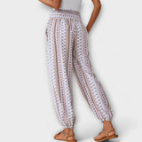 Scarlett - Pants with Ethnic Pattern