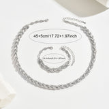 Fish Tail – Luxurious Shiny Jewelry Set Made of Glass and Crystals