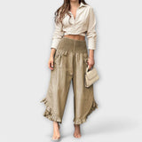 Jaya - Loose Linen Pants with Stylish Pleats