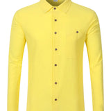 Linen Shirt Monaco – Light Yellow