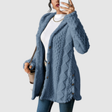 Štěpánka - Plush Hooded Cardigan