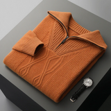 Taranto Merino Wool Zipper Sweater