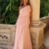 Talia - Maxi Dress with Cascading Ruffles