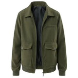 Men's Corduroy Jacket – Military Green
