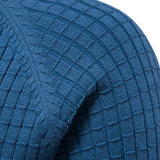 Men's Sweater with Mesh Pattern