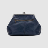 Leontýna - Leather bag with retro clasp