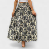 Comfortable patterned skirt
