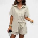 Karolina - Comfortable Set with Shirt and Shorts