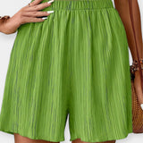 Nina - Stylish Shorts with Front Pleats