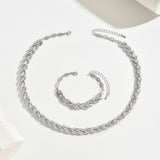 Fish Tail – Luxurious Shiny Jewelry Set Made of Glass and Crystals