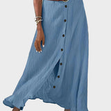 Klára - Semi-transparent midi skirt with a slit