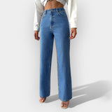 Mia - High-waisted jeans with a comfortable wide fit