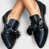 Klaundie - Loafers with Decorative Ribbon