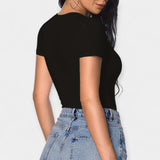 Summer V-Neck Bodysuit