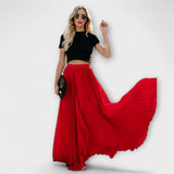 Maxi Pleated Skirt