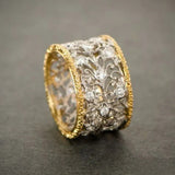 Retro Zircon Ring Ivy