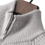 Four Seasons Merino Wool Zipper Cardigan