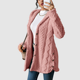 Štěpánka - Plush Hooded Cardigan