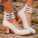 Ginevra™ - Heels with Multiple Straps and a Sturdy Sole