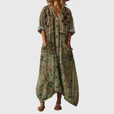 Janina - Maxi Dress with Colorful Pattern