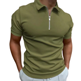 Gregorio - modern polo with half zip